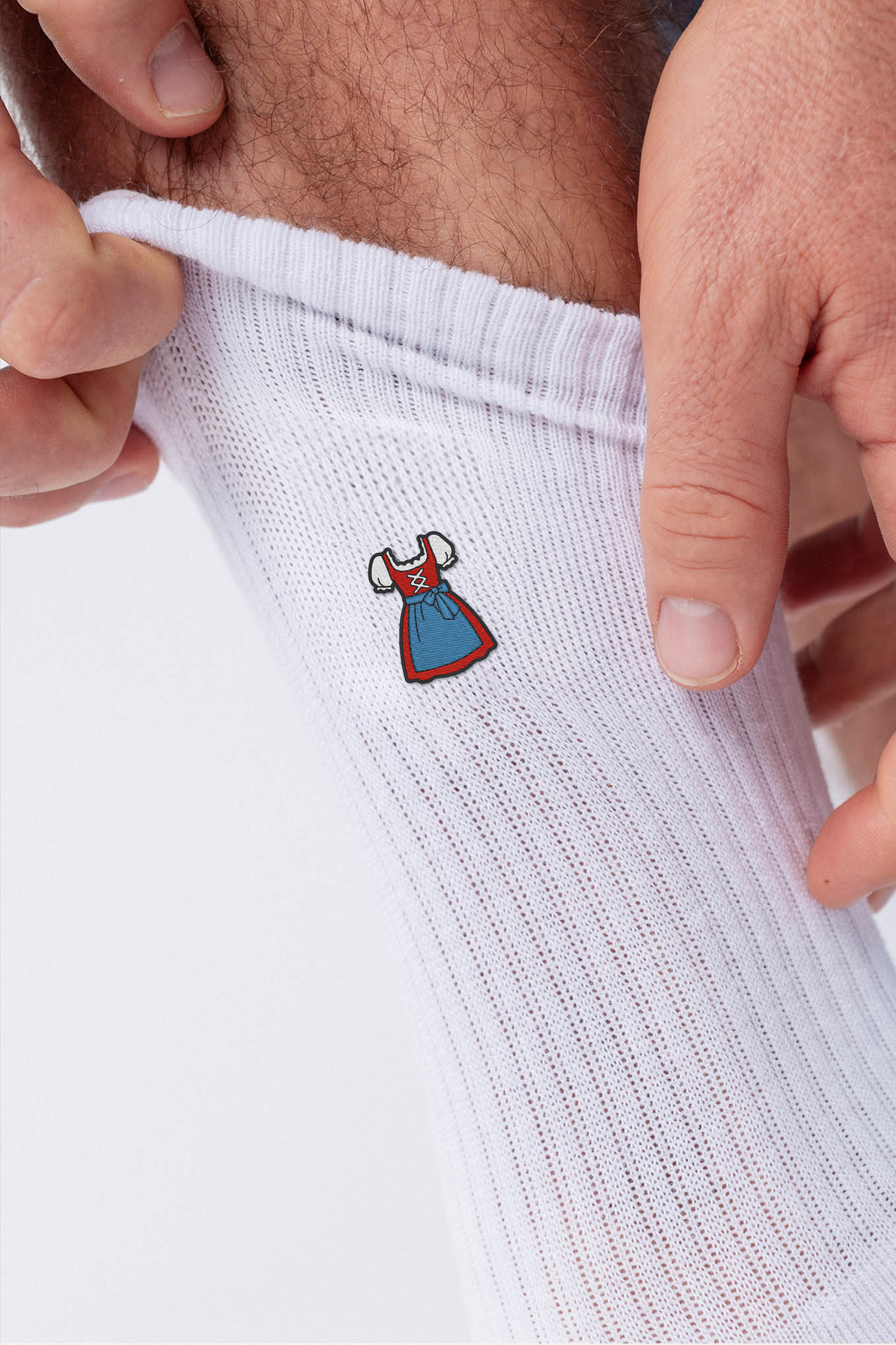 Dirndl Socken Weiß Ansicht 7
