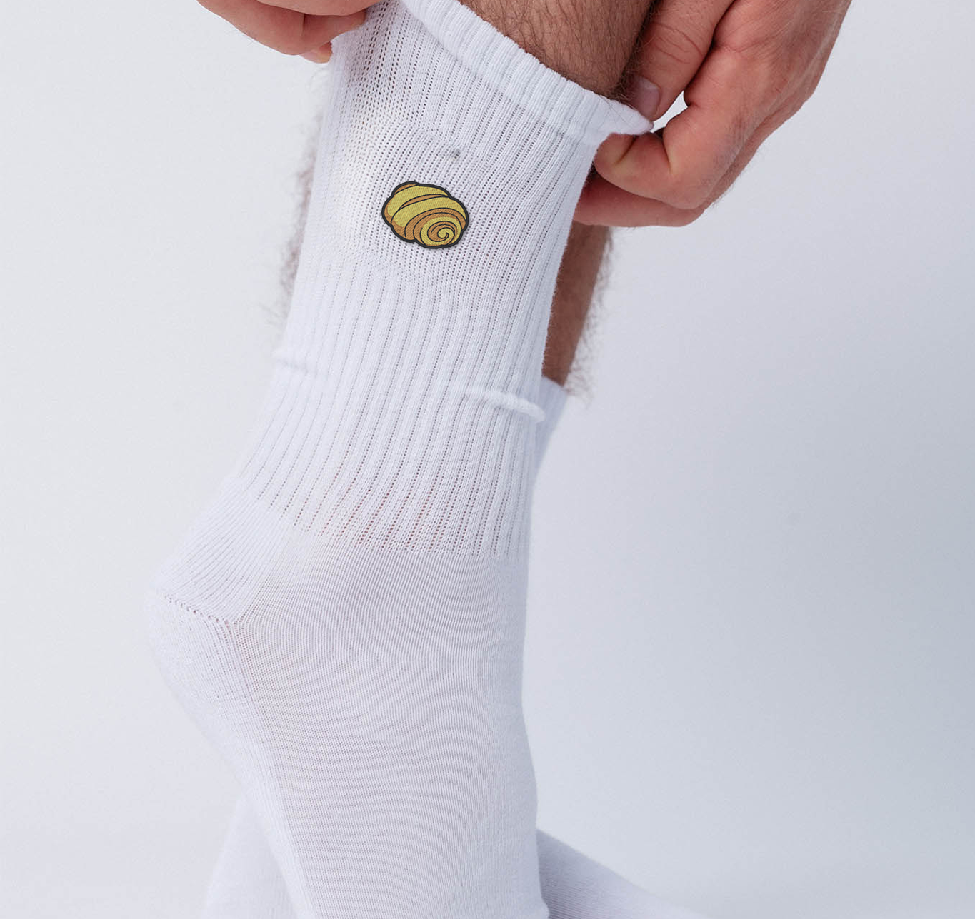 FranzbröTchen Socken Weiß Ansicht 1