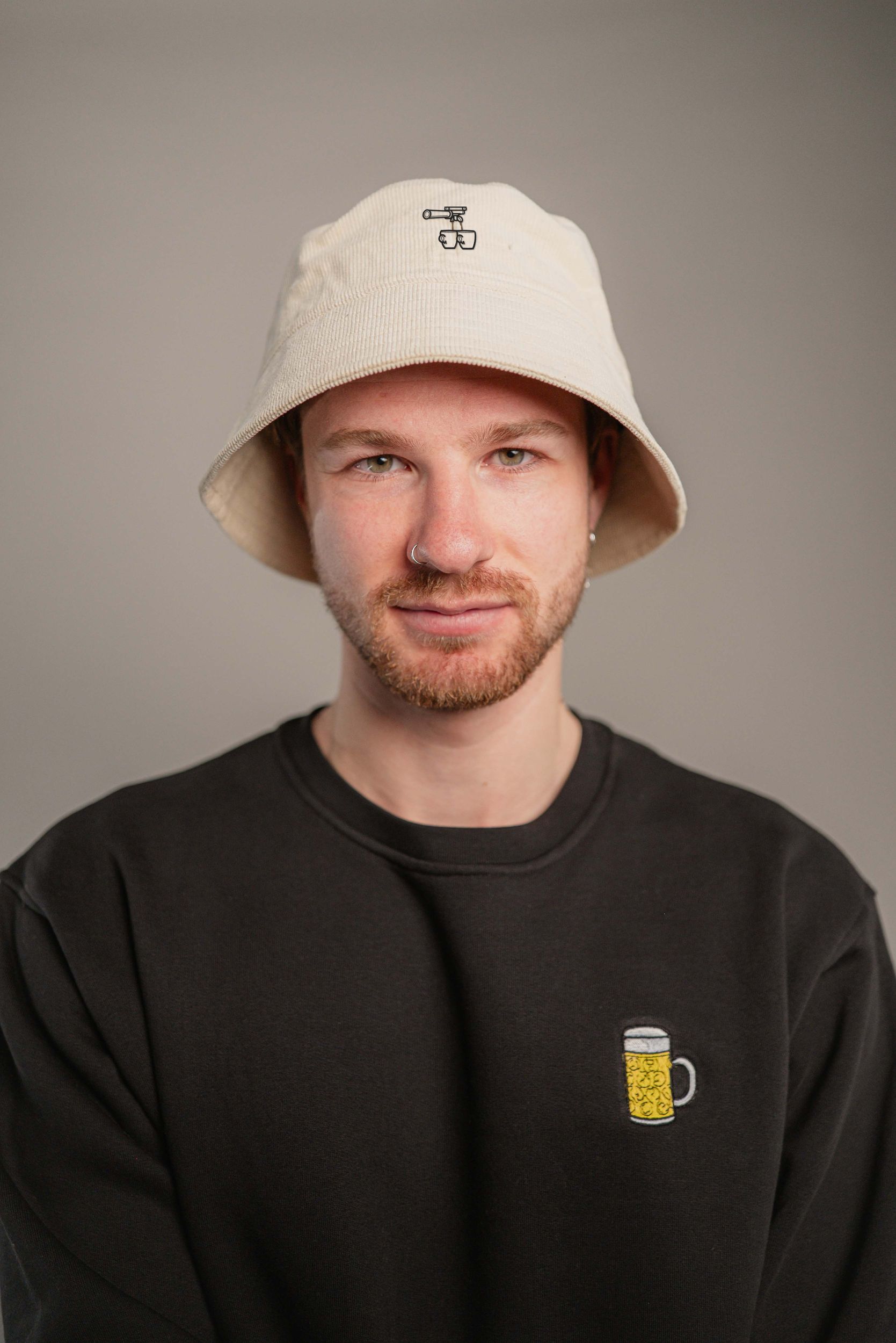 Due Caffe Cord Bucket Hat
