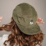 Dumplings Camper-Cap dunkelgrun Cord Camper Cap