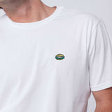 Fischbrötchen | Besticktes Bio Baumwoll Unisex T-Shirt