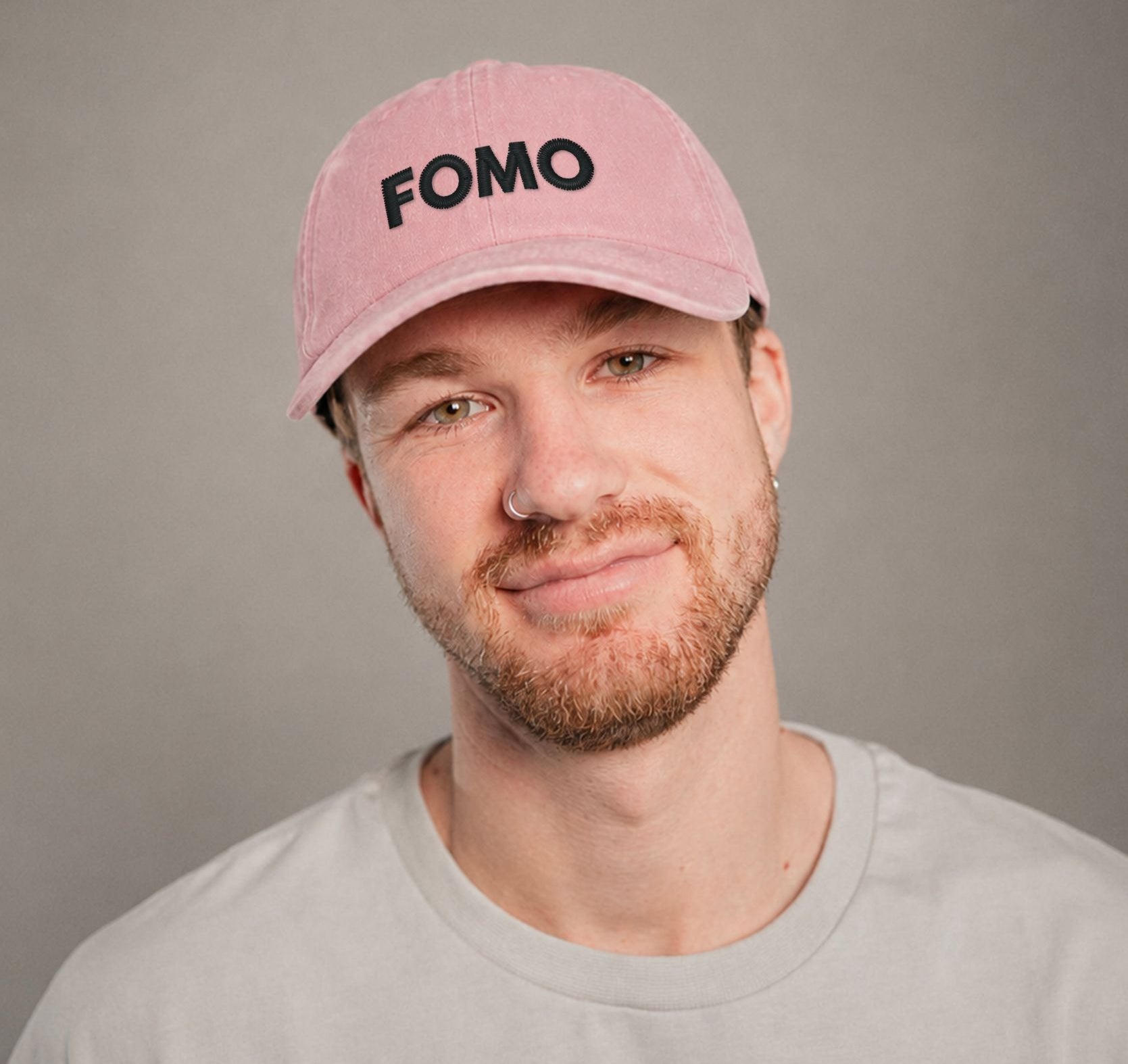 FOMO Vintage Dusty Pink Vintage Cap