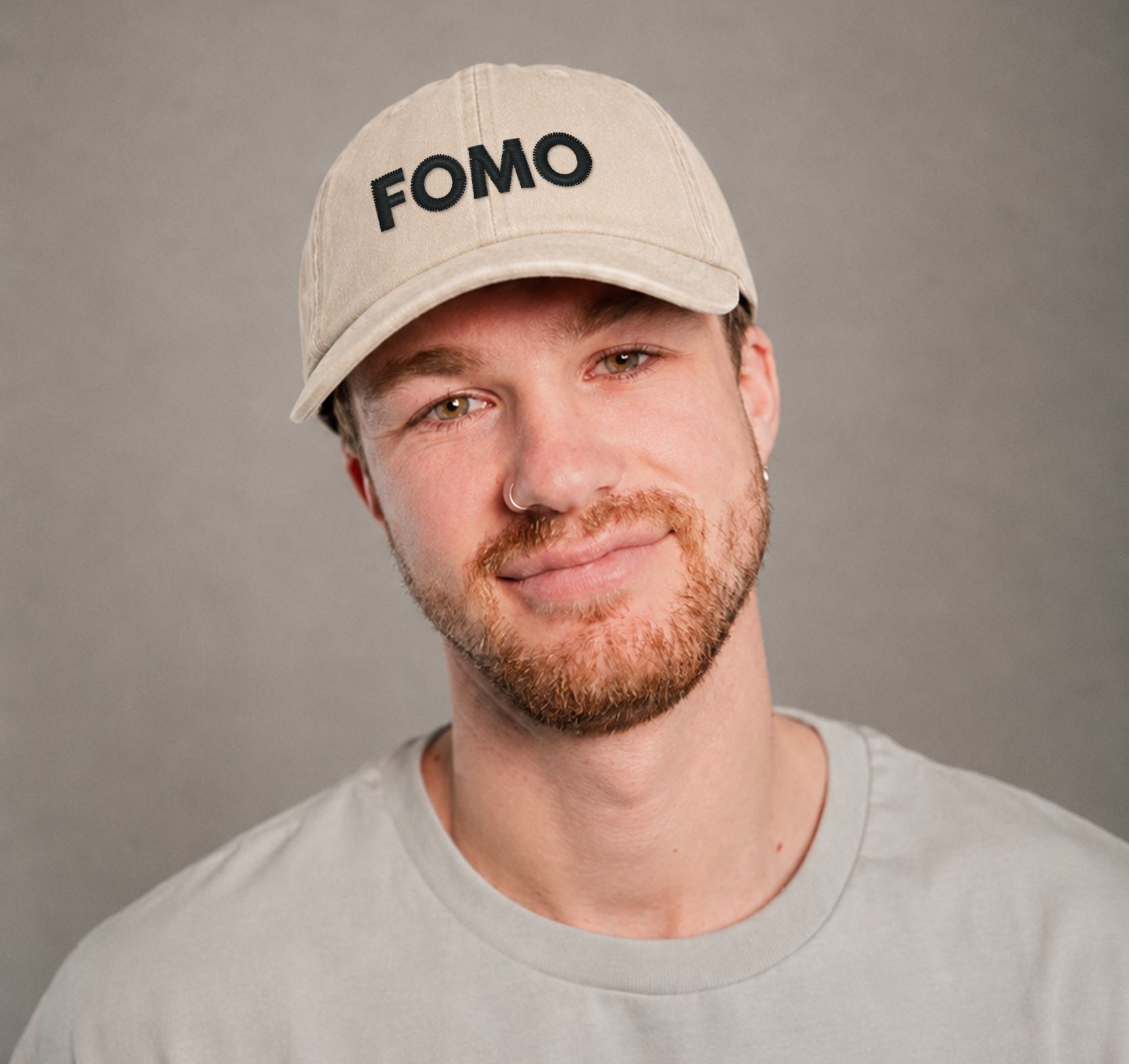 FOMO Vintage Sand Vintage Cap