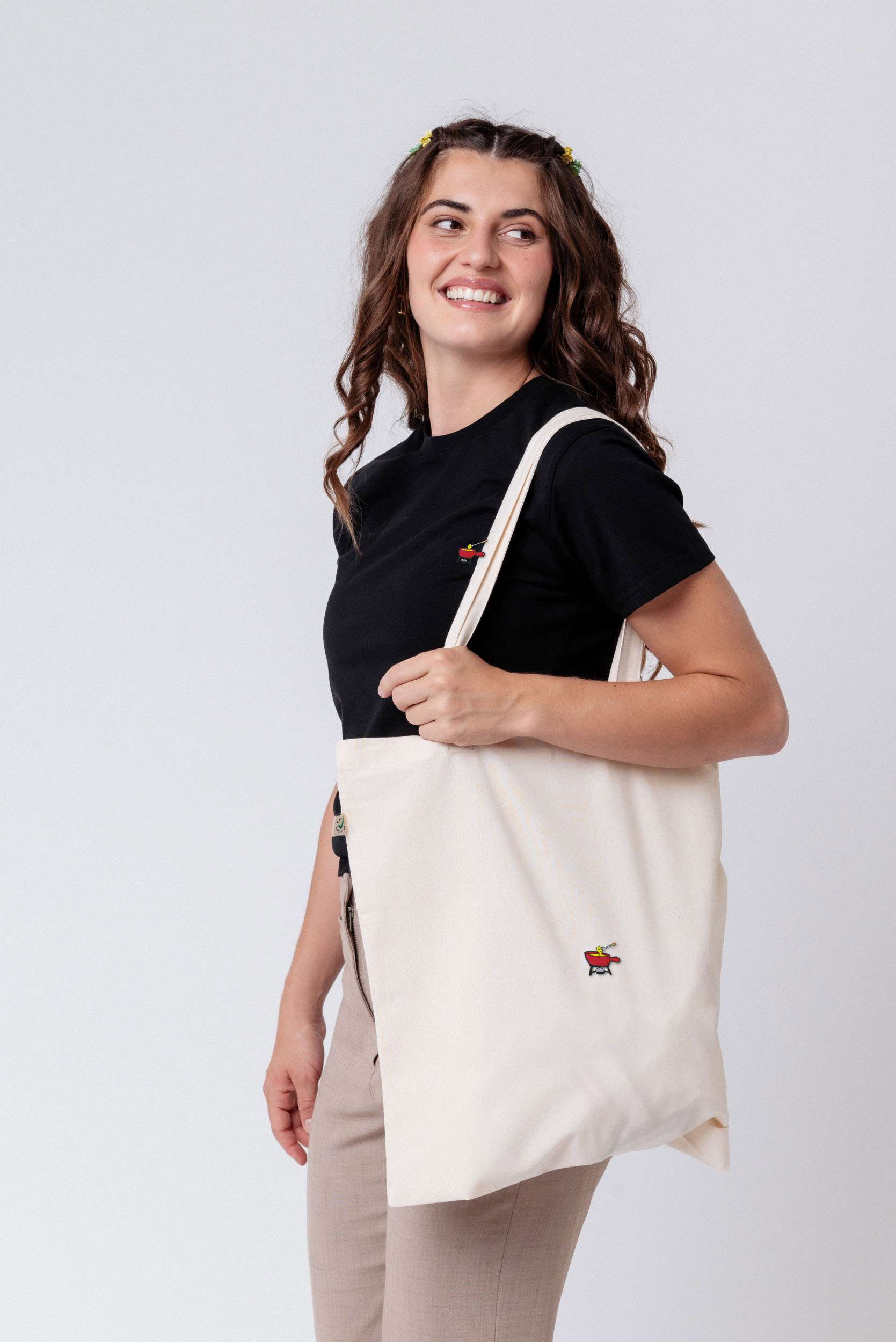 Fondue Tasche Mitte