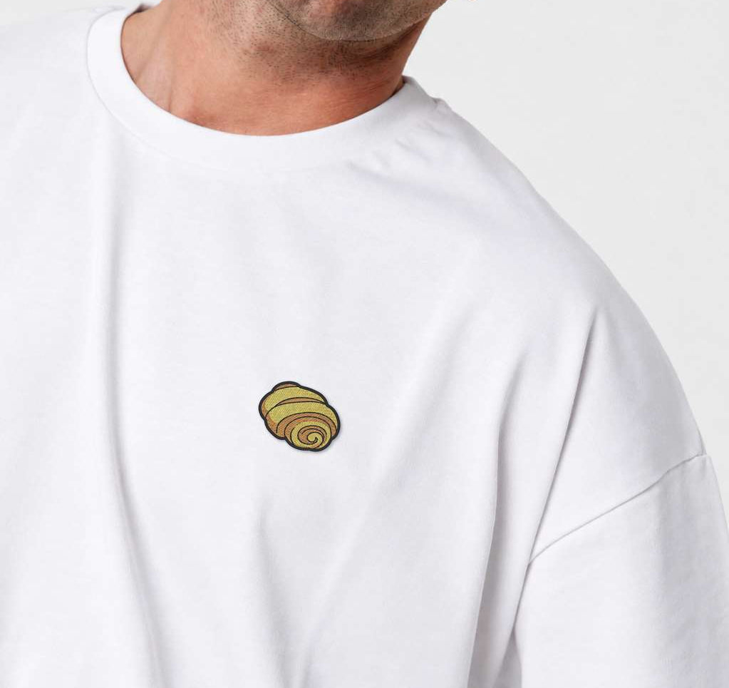 Franzbrötchen | Heavy Oversized Bio Baumwoll T-Shirt