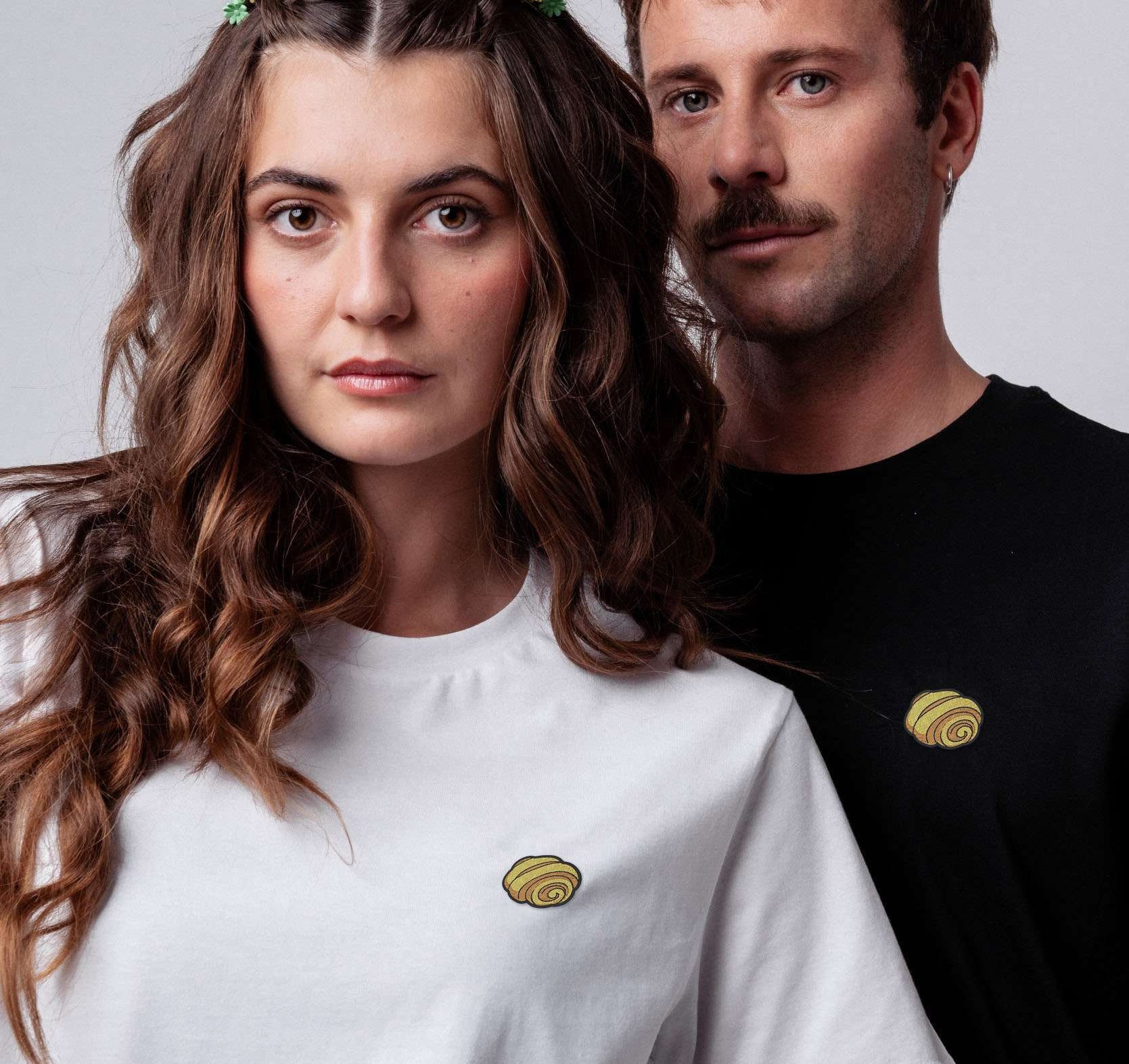 Franzbrötchen T-Shirt Weiß