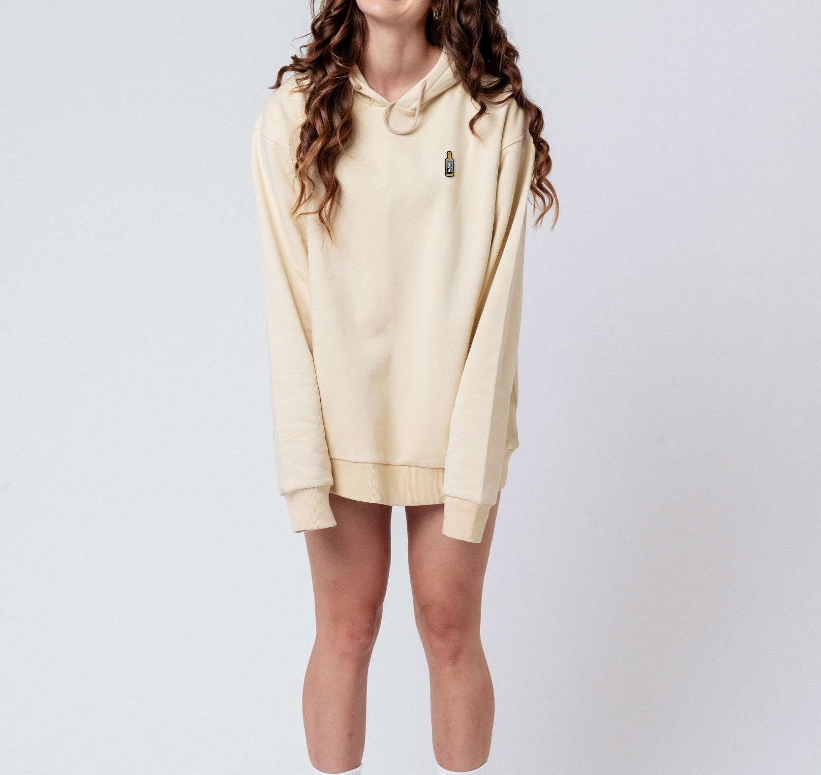 Franzi Franzbrötchenlikör | Bestickter Bio Baumwoll Unisex Hoodie