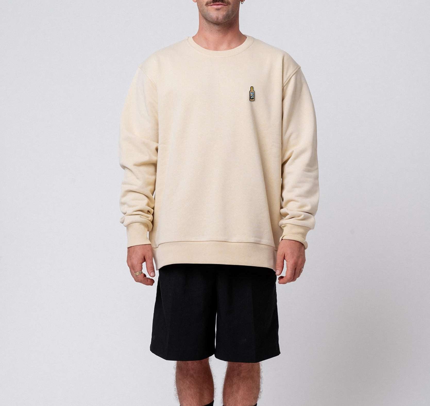 Franzi Franzbrötchenlikör | Besticker Bio Baumwoll Unisex Pullover