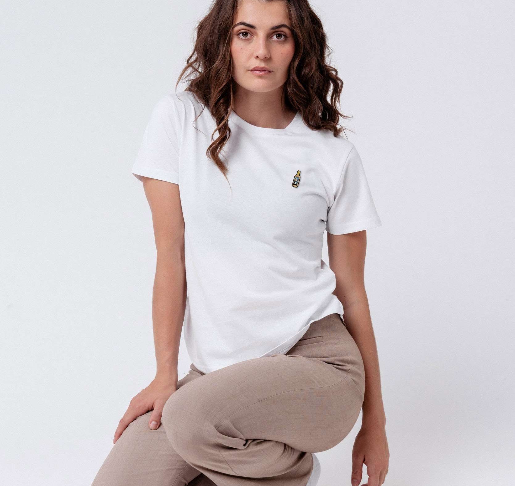 Franzi Franzbrötchenlikör T-Shirt Weiß