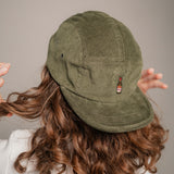 Frueh Koelsch Camper-Cap dunkelgrun Cord Camper Cap