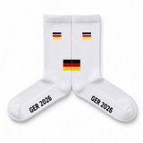 Deutschland | Minimal Flag – Bio-Baumwoll Fan Socken