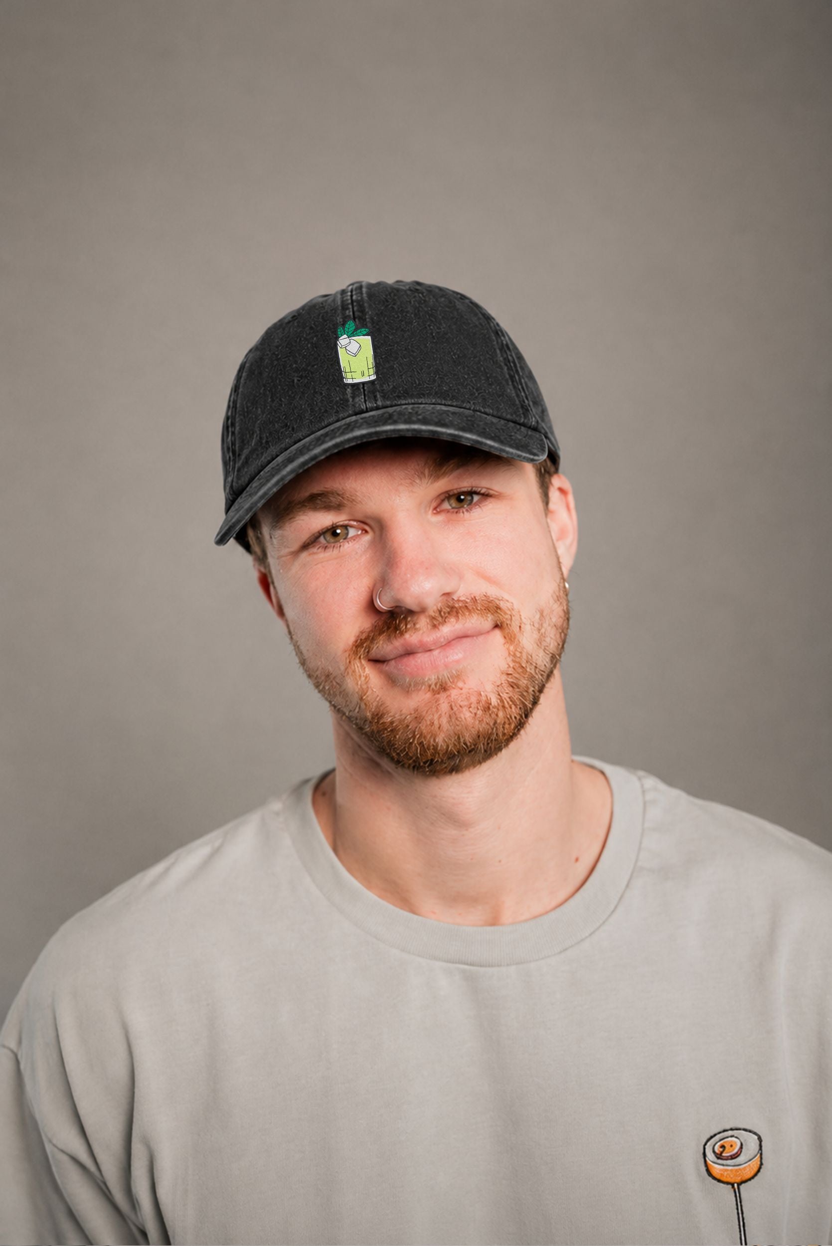 Gin Basil Smash Vintage Black Vintage Cap