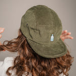 GIN SUL Camper-Cap dunkelgrun Cord Camper Cap