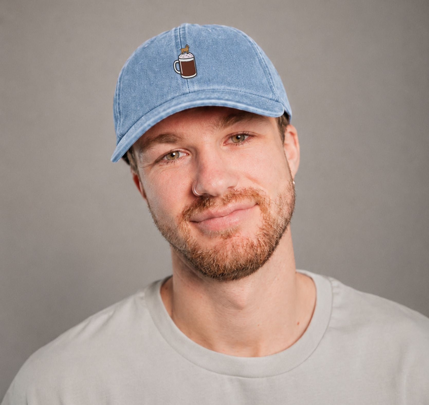 Goassmaß Vintage Light Denim Vintage Cap