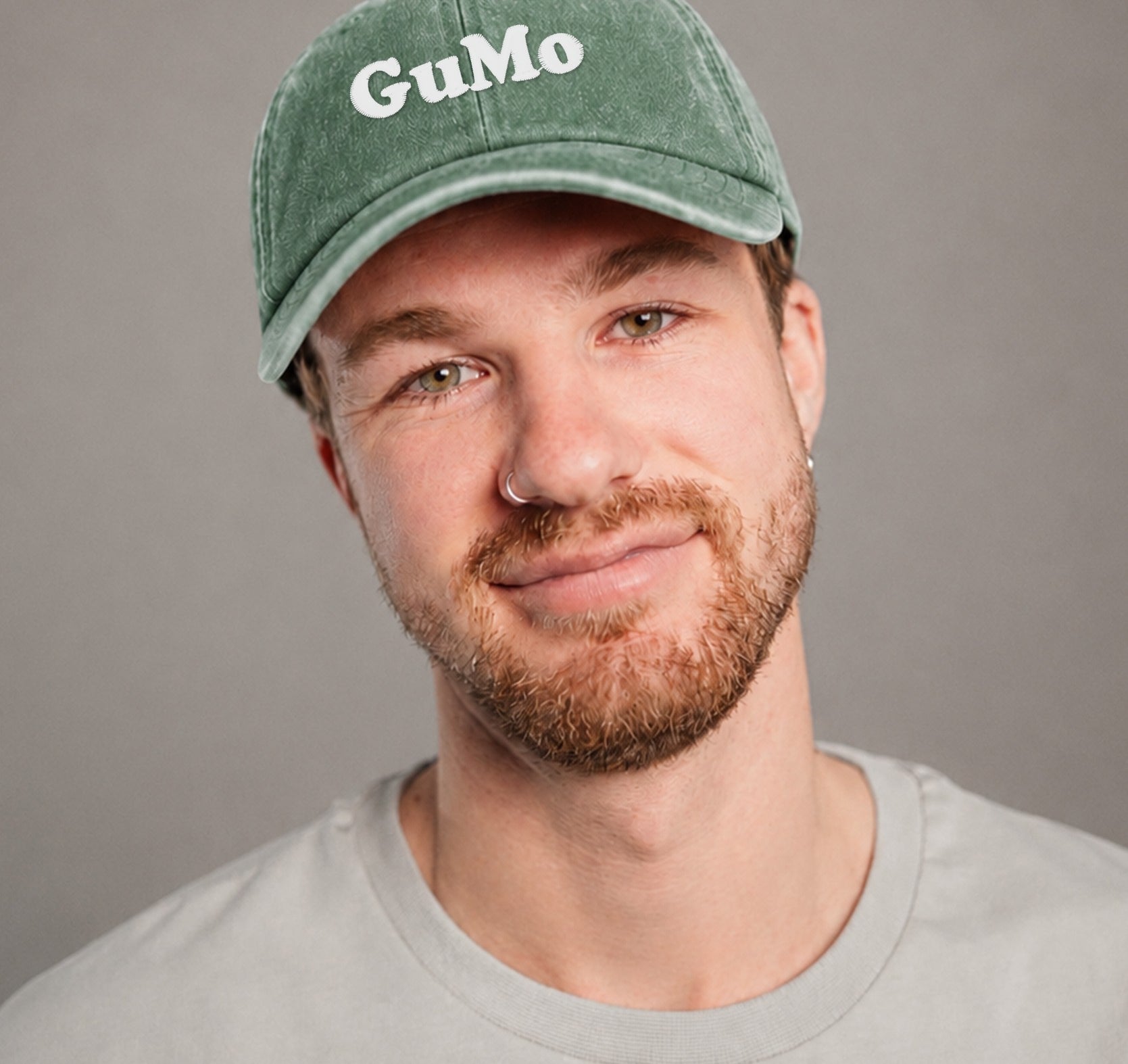 GuMo Vintage Bottle Green Vintage Cap