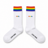 Pride Proud | LOVE WINS | Bestickte Bio Baumwoll Socken