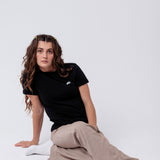 Kreuzfahrtschiff | Besticktes Bio Baumwoll Frauen T-Shirt