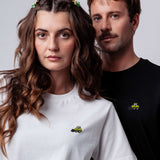 Lader T-Shirt Weiß