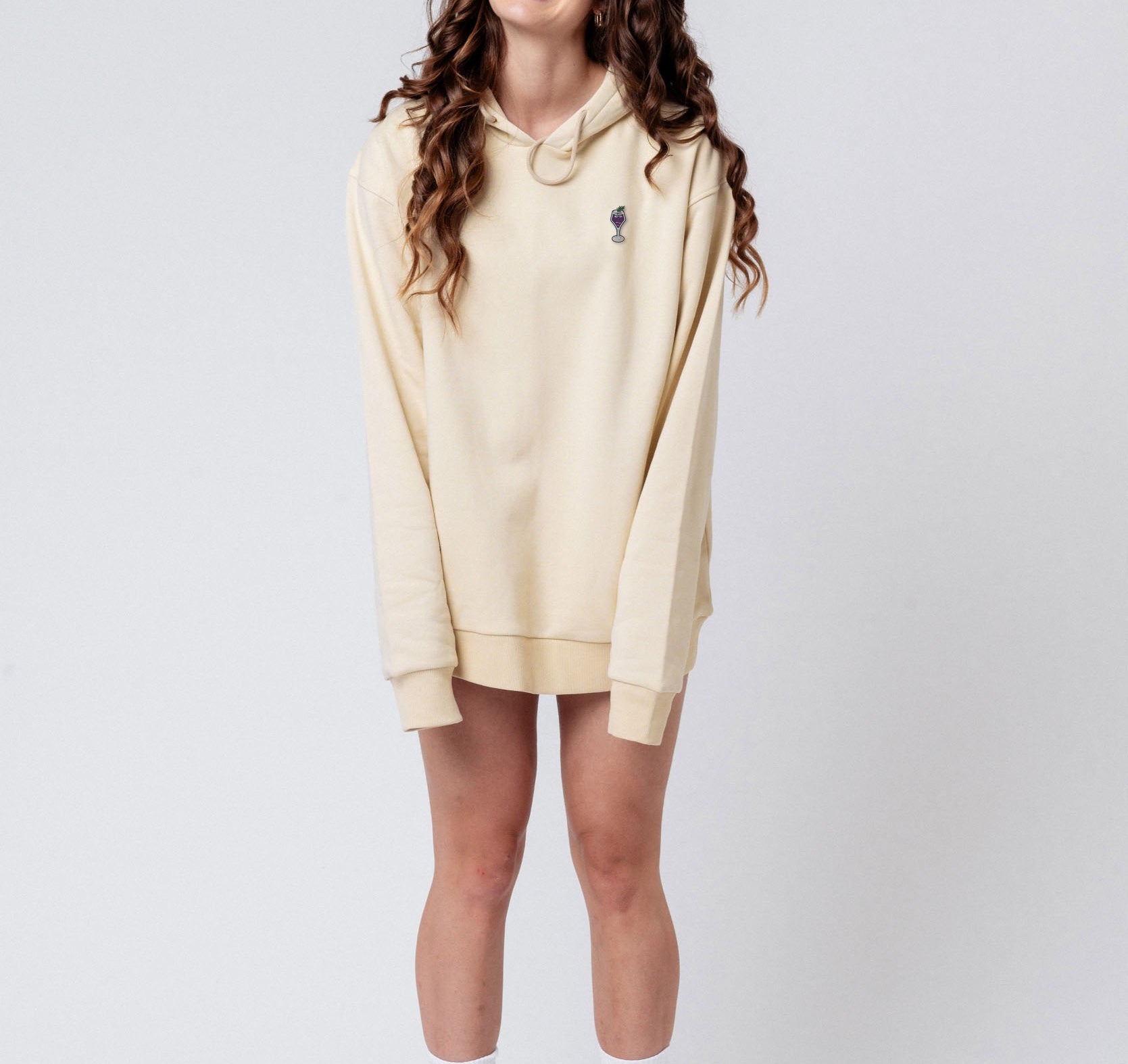 Lavabelle | Bestickter Bio Baumwoll Unisex Hoodie