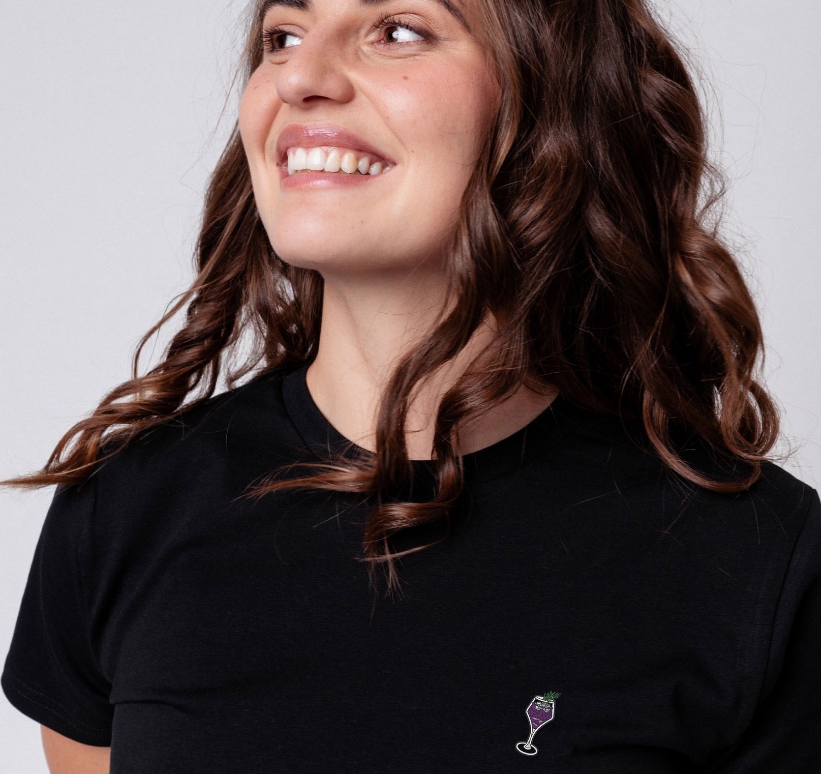 Lavabelle | Besticktes Bio Baumwoll Frauen T-Shirt