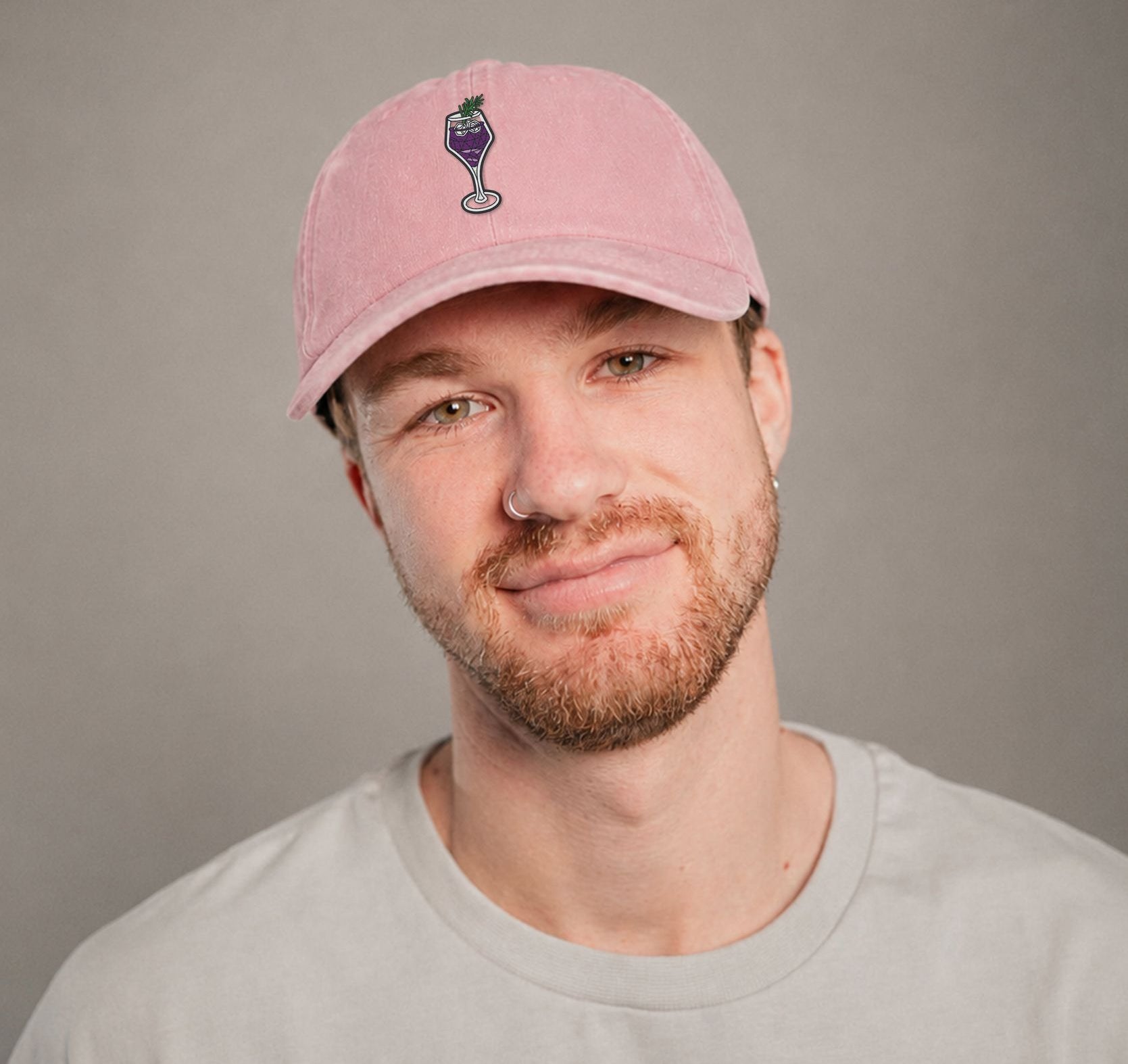 Lavabelle Vintage Dusty Pink Vintage Cap