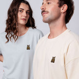 Lederhose | Heavy Oversized Bio Baumwoll T-Shirt