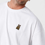 Lederhose | Heavy Oversized Bio Baumwoll T-Shirt