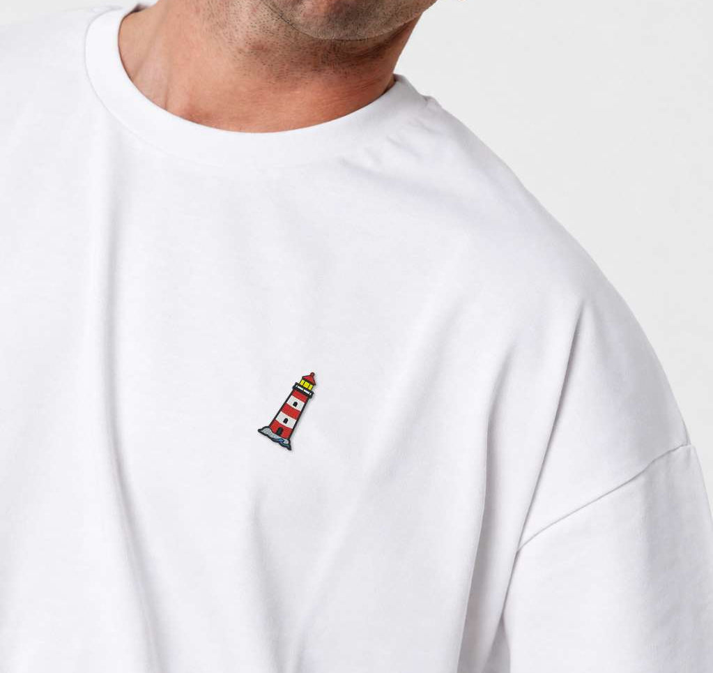 Leuchtturm | Heavy Oversized Bio Baumwoll T-Shirt