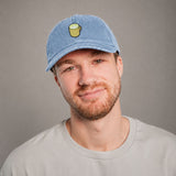 Matcha Latte Vintage Light Denim Vintage Cap