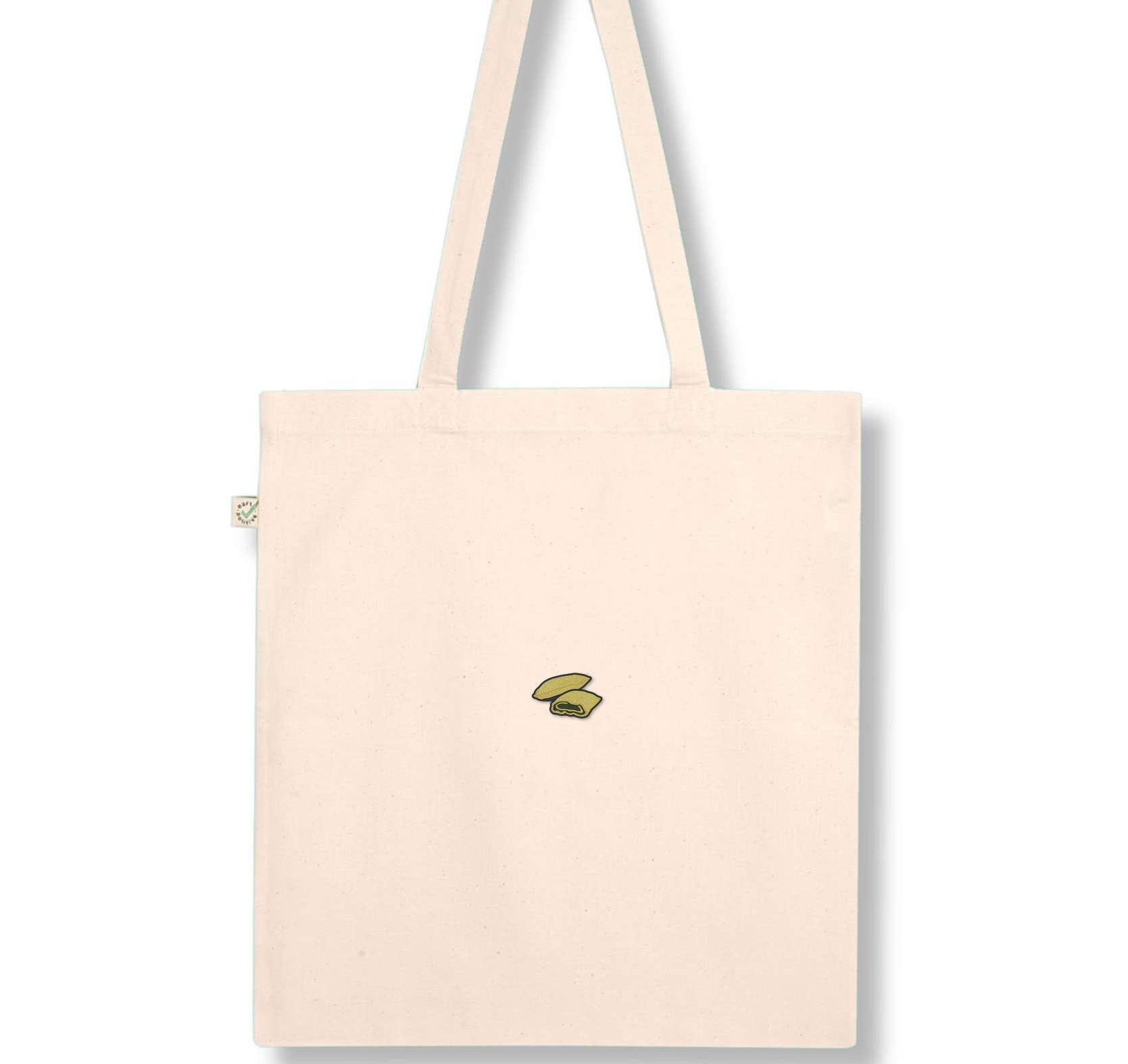 Maultaschen | Bestickte Bio Baumwoll Tasche