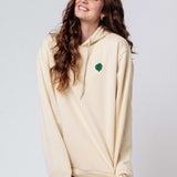 Monstera | Bestickter Bio Baumwoll Unisex Hoodie