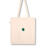 Monstera | Bestickte Bio Baumwoll Tasche