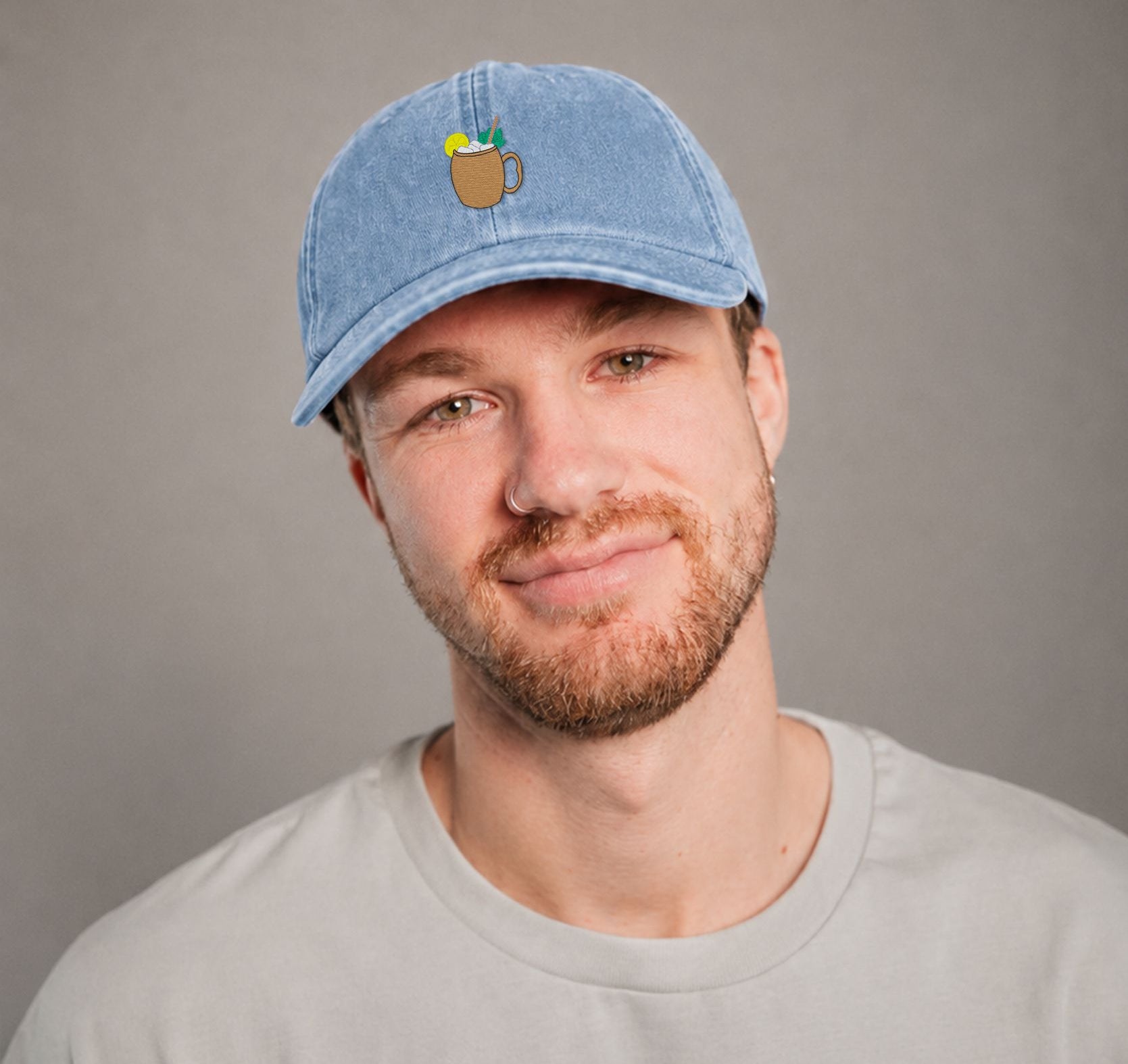 Moscow Mule Vintage Light Denim Vintage Cap