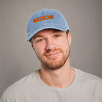 NEGRONI Schrift Vintage Light Denim Vintage Cap