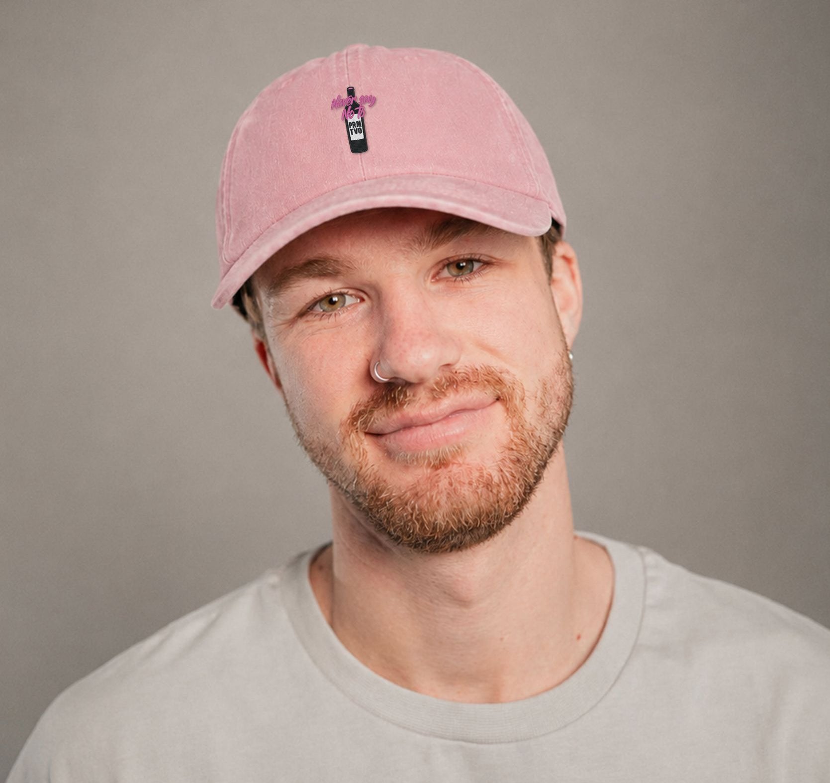 Never Say No To Prmtvo Vintage Dusty Pink Vintage Cap