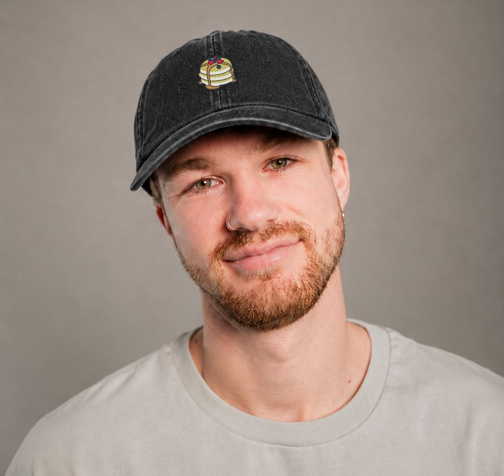 Pfannkuchen Vintage Black Vintage Cap