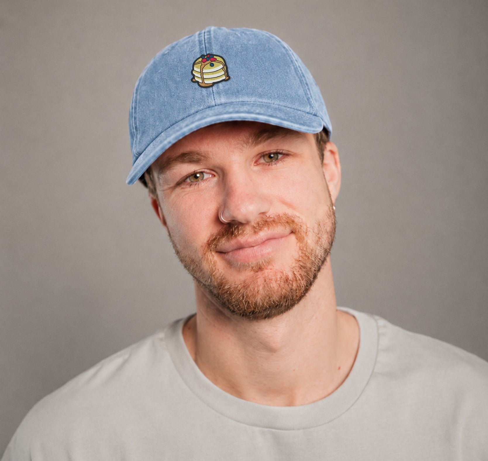 Pfannkuchen Vintage Light Denim Vintage Cap