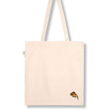 Pizza | Bestickte Bio Baumwoll Tasche