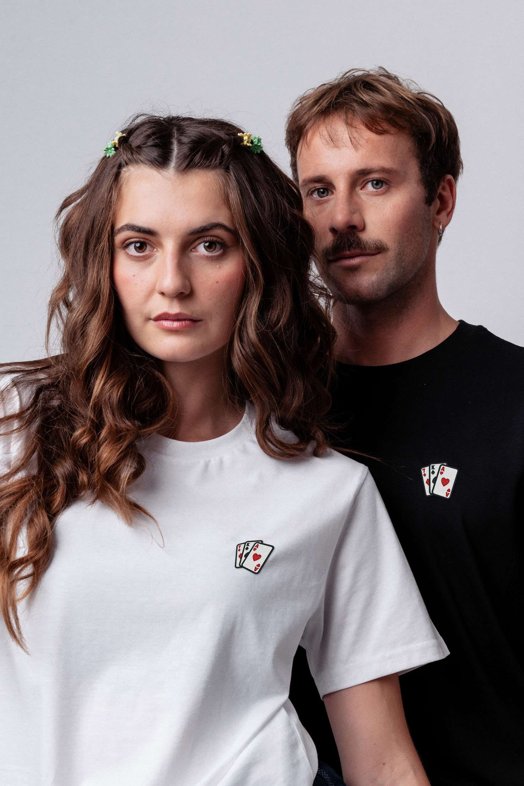 Poker T-Shirt Weiß
