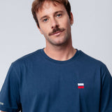 Polen | Minimal Flag – Besticktes Bio-Baumwoll Fan Shirt