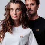 Pride Flag T-Shirt Weiß