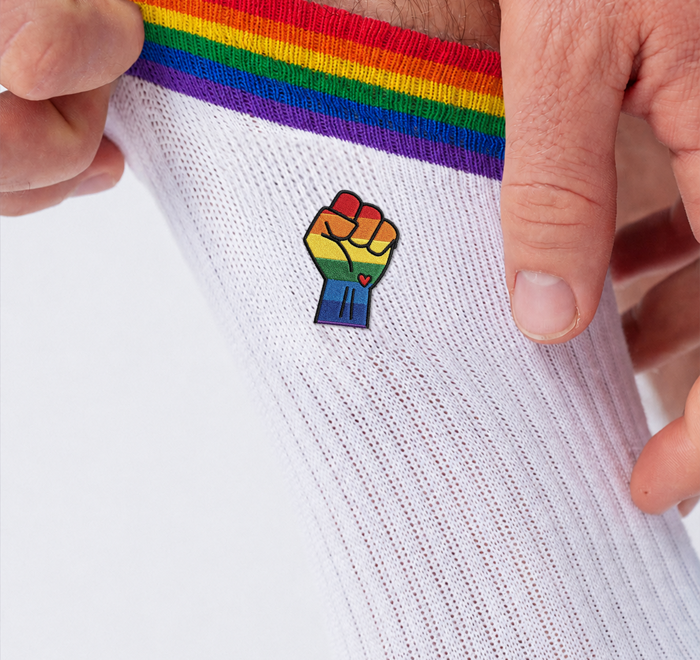 Pride Fist | LOVE WINS – Bio-Baumwoll Socken