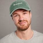 Sip And Relax Vintage Bottle Green Vintage Cap