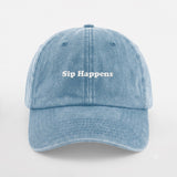 Sip Happens Vintage Cap