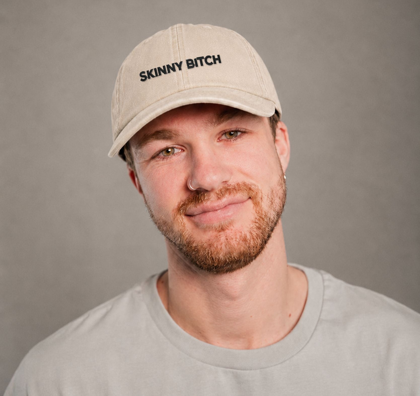 SkinnyBitch Vintage Sand Vintage Cap