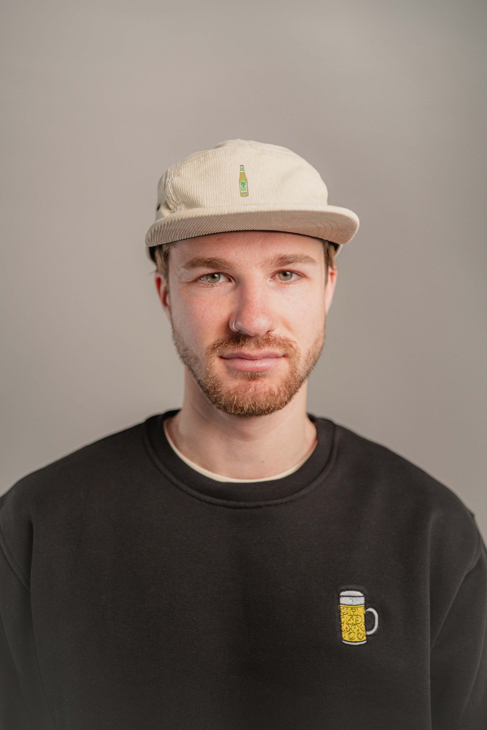 Somersby Apple Camper-Cap sand Cord Camper Cap
