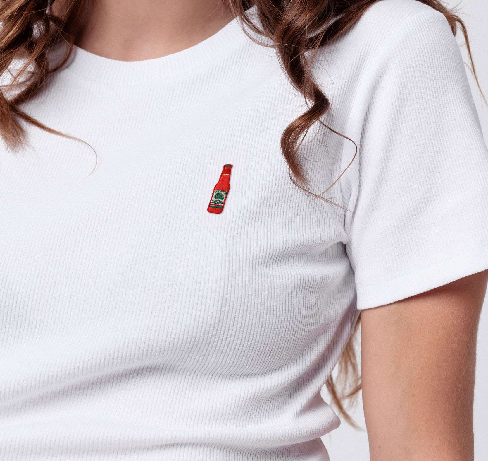 Somersby Watermelon | Besticktes Bio Baumwoll Cropped T-Shirt