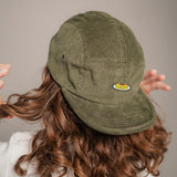 Spaghetti Camper-Cap dunkelgrun Cord Camper Cap
