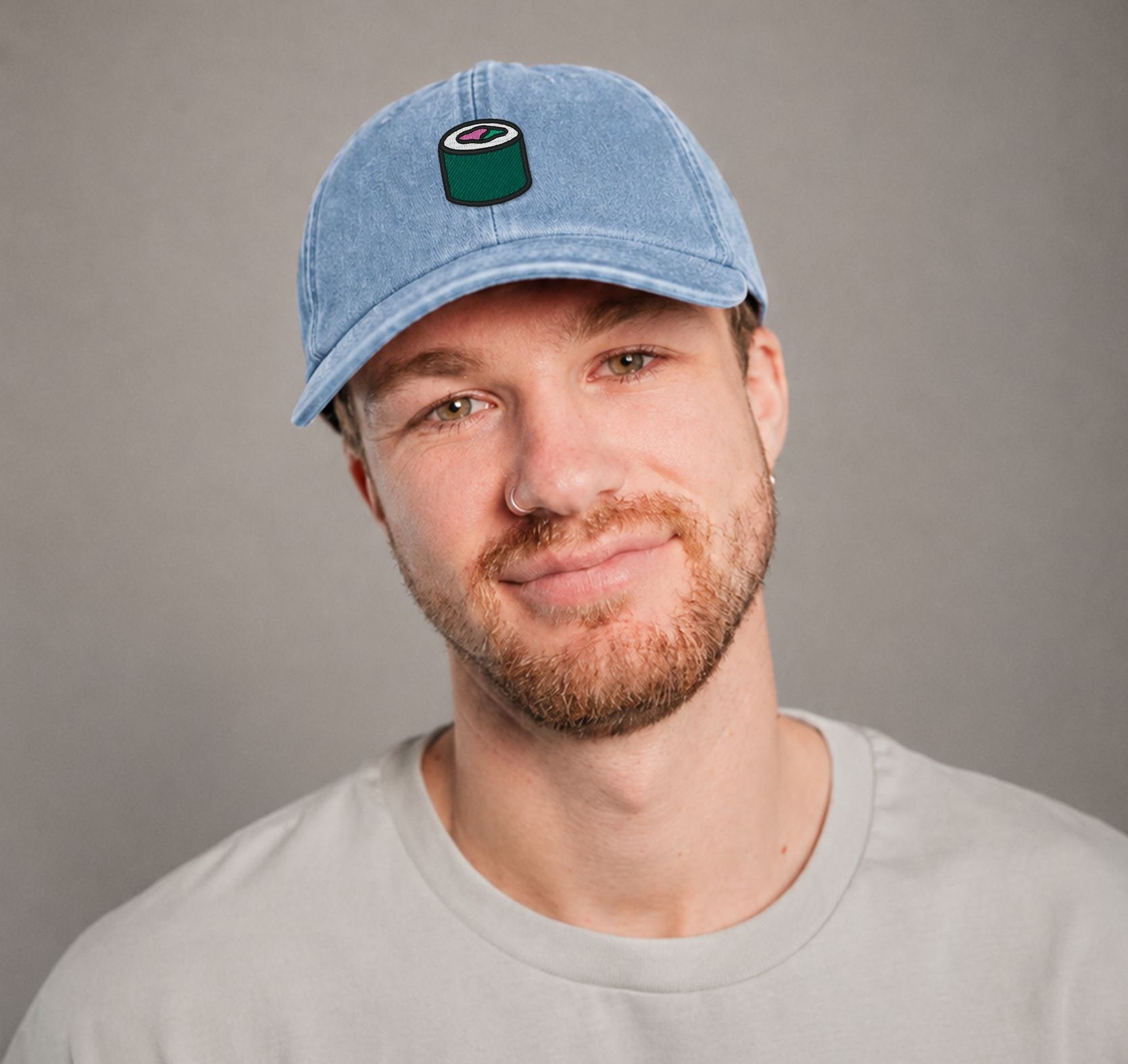 Sushi Vintage Light Denim Vintage Cap