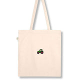 Traktor | Bestickte Bio Baumwoll Tasche
